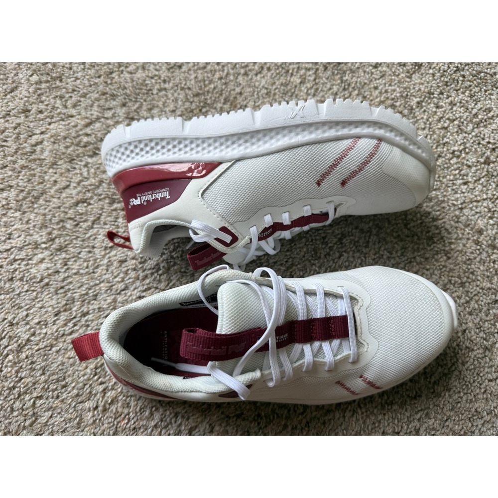Timberland PRO Radius Women 7M Composite Safety Toe Work Shoe White A5VPF